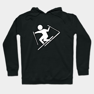 Skiing At Play Hoodie